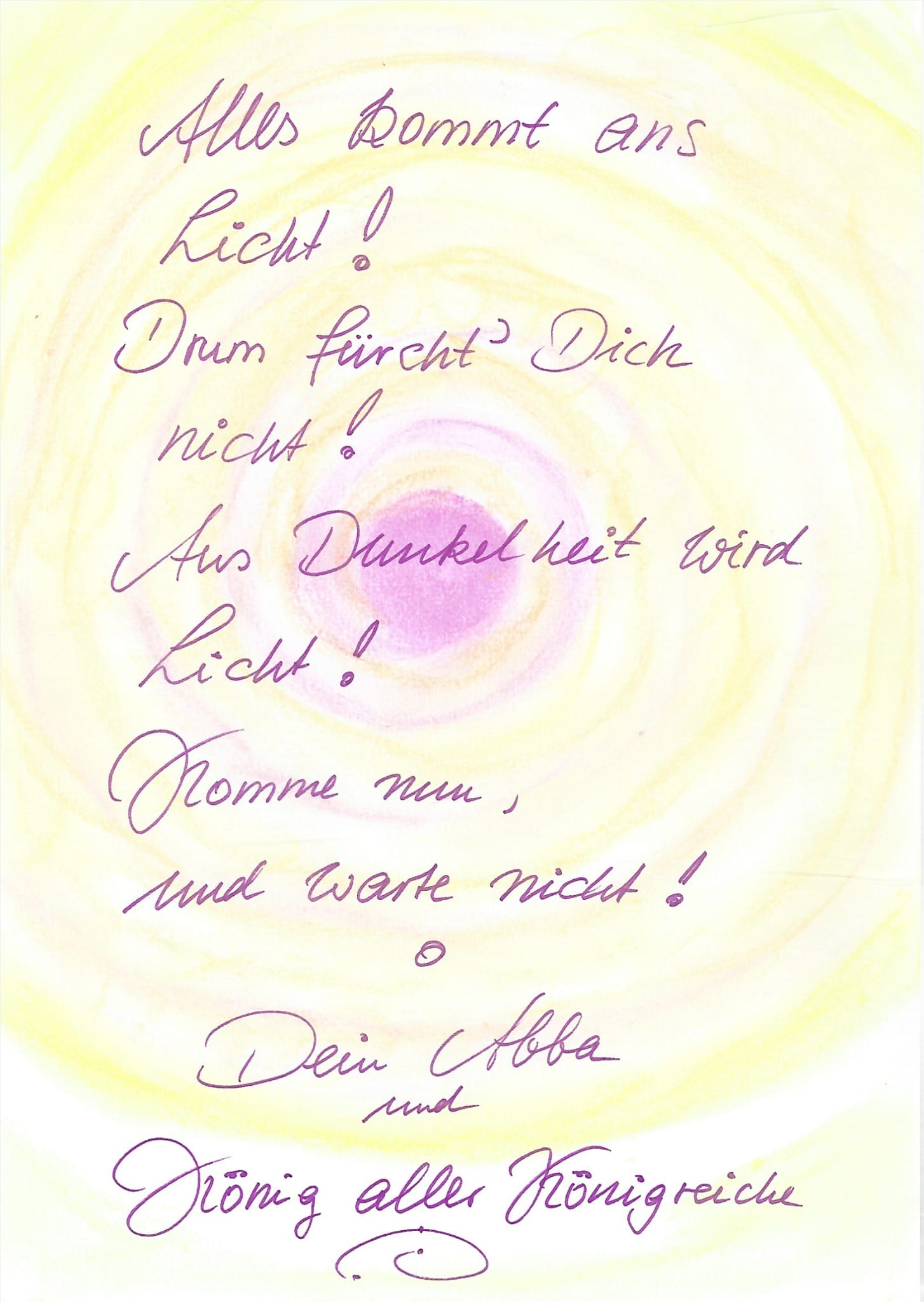 Alles kommt ans Licht